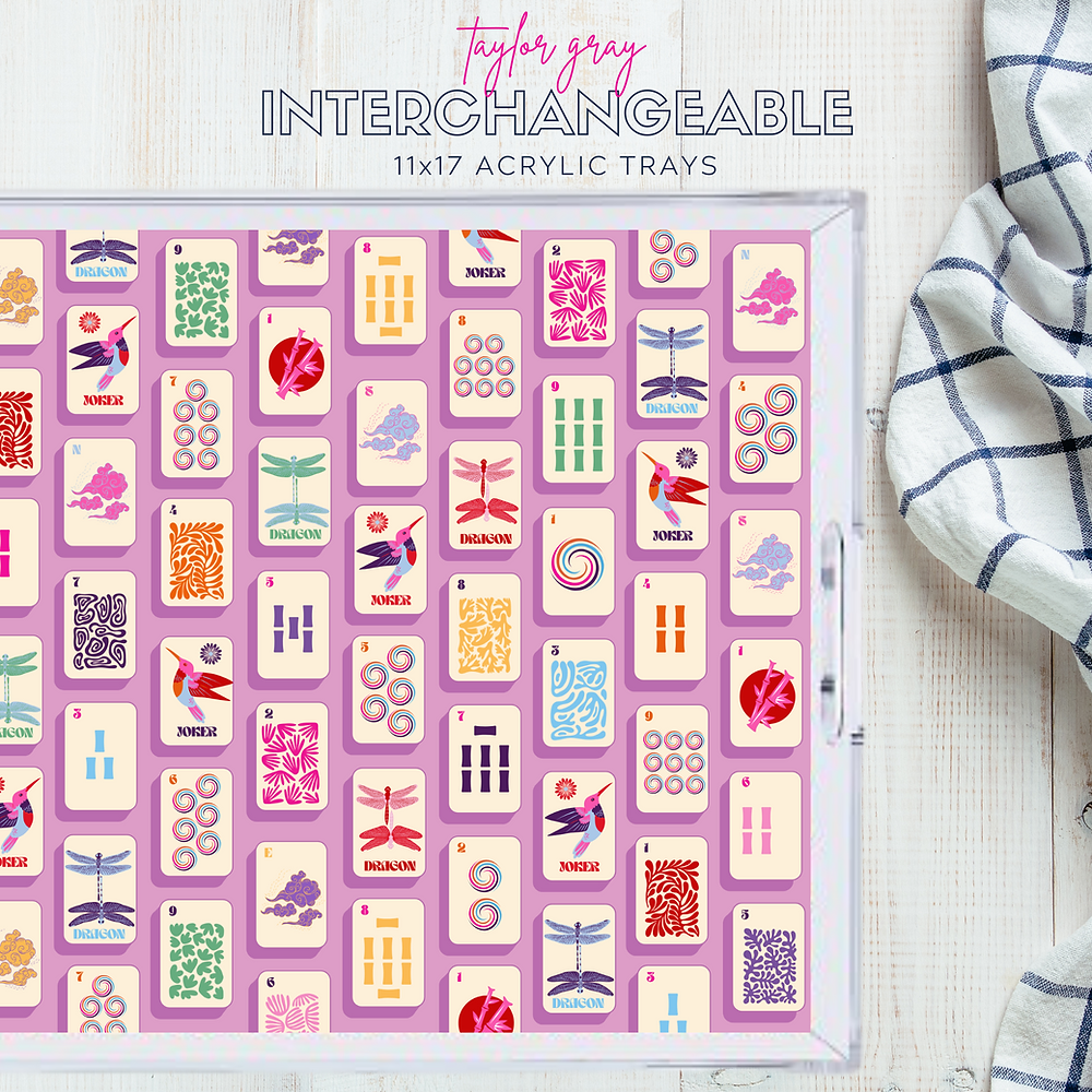 Paper Insert for Acrylic Tray